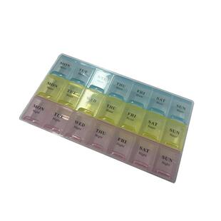 药盒药品分装盒旅行七天一日防潮密封一周口服药早中晚分格提醒