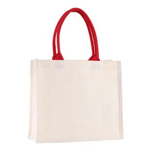 飘带帆布袋定制logo高端立体帆布包学校企业覆膜帆布托特包帆布袋