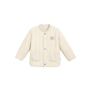 whitewheat【云朵轻羽棉】儿童26冬季新款长袖男女童防水棉服外套