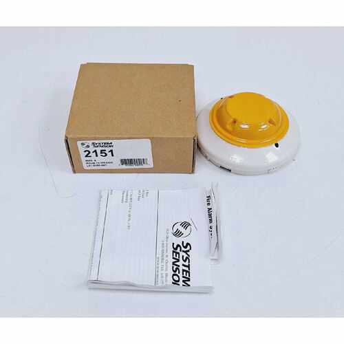 System Sensor Model 2151  4062 A  L010100001 Smoke Detector