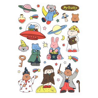 韩国进口可爱防水手账装饰贴纸