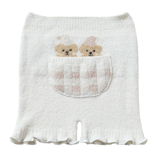 tutuanna秋冬保暖短裤女 姨妈期安全护肚暖宫内裤中腰口袋腹卷女