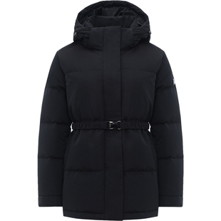 【90%鹅绒】LI-NING1990 女士收腰连帽羽绒服 李宁1990经典系列