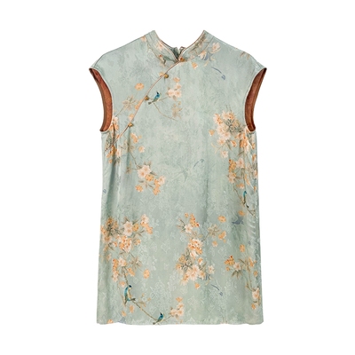 JKJS人丝香云纱连衣裙气质