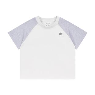 Nest Designs儿童家居服男女童短袖T恤夏季居家插肩短袖短裤上衣
