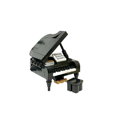 BrosBlock积木现代乐器拼装玩具