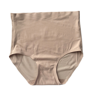 出口韩国外贸原单中高腰微收腹提臀无痕女士三角运动产后塑身内裤