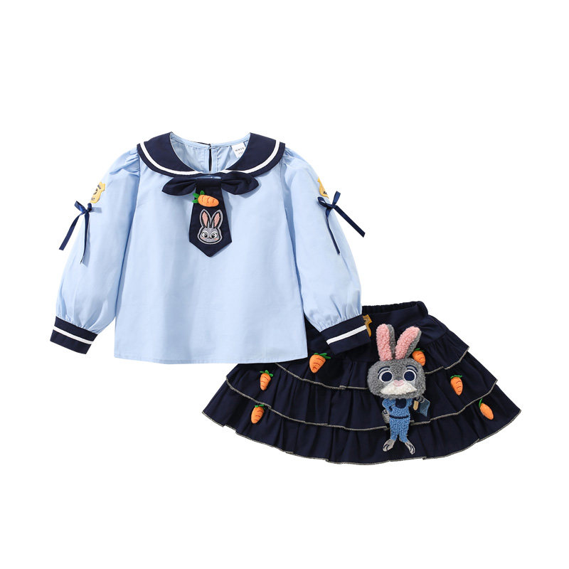 Hi!Fish女童兔子警官衣服裙子