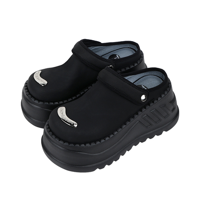 夏季小众金属博肯鞋休闲厚底鞋