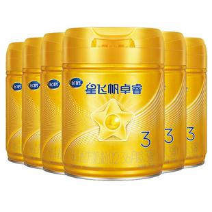 【品牌新客】飞鹤星飞帆卓睿3段乳铁蛋白奶粉750g*6罐专利HMO升级