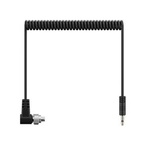 神牛影室闪光灯引闪线PC2.5转3.5触发线 外拍PC口转PC口快门同步引闪控制线机顶闪光灯转接连接线PC口转6.35