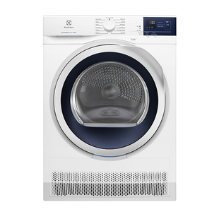 伊莱克斯进口7kg烘干机冷凝干衣家用大容量DC704