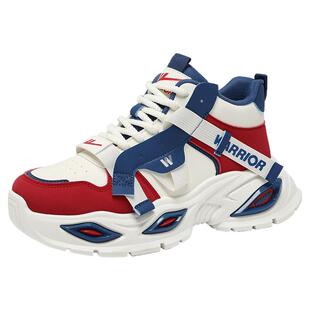 回力高帮老爹鞋女厚底小白鞋2026新款鞋子增高女鞋春季百搭运动鞋