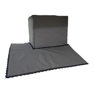 防水防油免洗可擦油烟机装饰罩盖布厨房简约吸排烟机烟筒套防尘罩