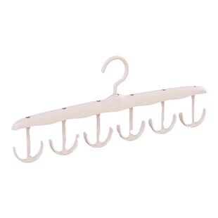 多功能衣架家用挂衣收纳神器12钩可旋转衣帽挂架内衣背心收纳架子