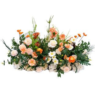 婚庆仿真花婚礼假花堆地排花装饰森系路引花堆摆件布置花艺道具