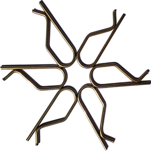 R型销3*65镀彩锌开口销Q销R形销子B型销插销65锰钢弹性销厂家直销