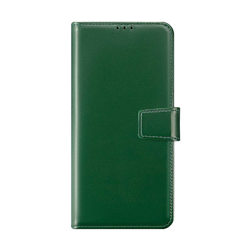 适用于苹果15翻盖真皮手机壳