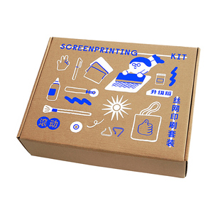 滚动滚动丝网印刷套装diy工具小批量衍生品T恤帆布包丝印版画创作