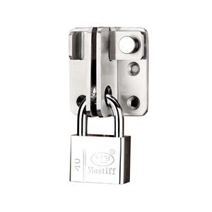 免打孔不锈钢门扣门闩锁扣门鼻子门栓搭扣锁老式木门明装插销门锁