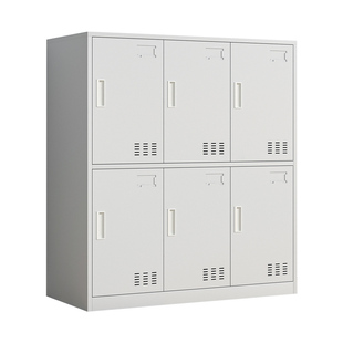 学生书包柜员工铁皮更衣柜磁吸无锁收纳柜学校教室密码锁储物柜