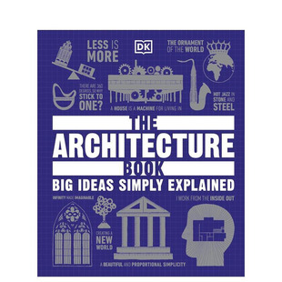 【预售】【DK思想百科丛书】建筑之书 【DK Big Ideas】The Architecture Book 原版英文建筑设计 正版进口书