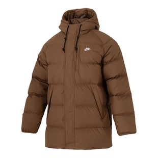 NIKE耐克羽绒服夹克男装冬季新款中长款棉羽外套防风运动服IB2974