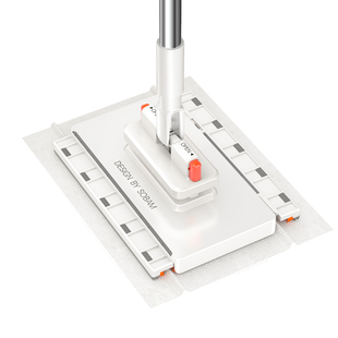 索邦2025新款洗脸巾拖把多功能迷你懒人自动夹抹布家用拖布除尘纸