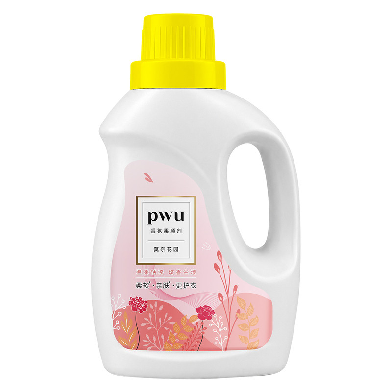PWU柔顺剂衣物洗衣护理液香氛持久留香洗衣防静电衣服固色柔软剂