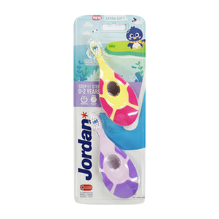 挪威Jordan婴幼儿童宝宝软毛牙刷0-1-2-3-5-9-12岁水果味牙膏牙线