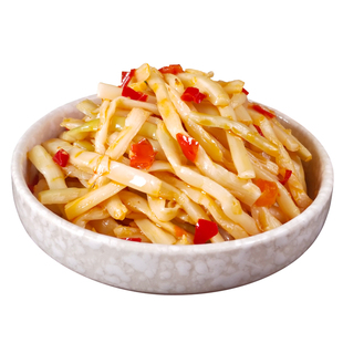 香辣笋丝即食竹笋咸菜下饭菜瓶装开胃菜配粥小菜脆笋辣笋早饭酱菜