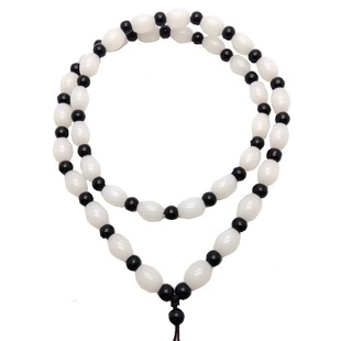 男女士大珠玉佩玉牌挂坠绳项链绳 玉绳子 吊坠绳 全珠子玉坠挂绳