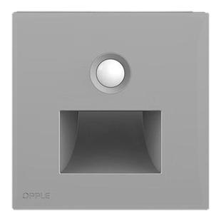 欧普照明人体感应地脚灯LED小夜灯86型嵌入式智能led追光灯走廊灯