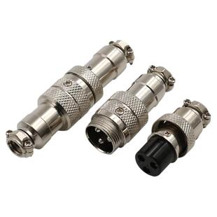 锡连GX12航空插头GX16航空插座GX20 2芯3 4芯5针9 10芯对插连接器