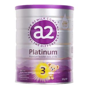 晒图减100】澳洲a2紫白金幼儿配方牛奶粉3段900g保税仓发货三段