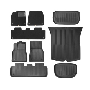 倍思适用于特斯拉焕新版model3/y专用tpe汽车脚垫后备箱配件Y专用