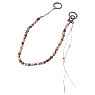 REDRINSE 25aw「牧羊人」澳洲天然斑马石串珠包链裤链项链挂件