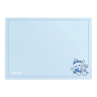 得力A3桌面垫板学生书写画画写字板A4软硅胶垫本透明考试专用小学生练字试卷书法垫子A2儿童透明垫纸板一年级