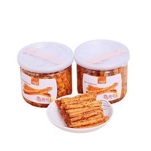 君仔卷面筋罐装辣条香辣网红零食小吃麻辣烤面筋湖南儿时休闲食品