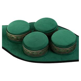 艾灸盒布包无烟布套滤烟复古花边四联连袋二三联单孔弹力家用随身