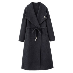 年轻款双面羊绒毛呢大衣女款外套高级感秋冬2025新款时尚洋气高端