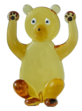 七隐玻璃摆件卡通家居