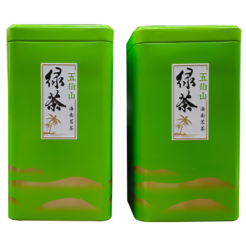 海南绿茶拍1寄2罐新茶共500克