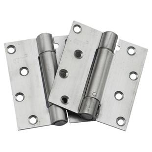 固特4寸5寸不锈钢储藏室背景墙隐形门过道单弹簧自动闭门回弹合页