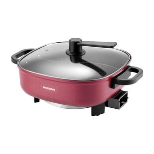 摩动韩式鸳鸯锅火锅家用电火锅多功能一体大容量电煮锅宿舍电锅