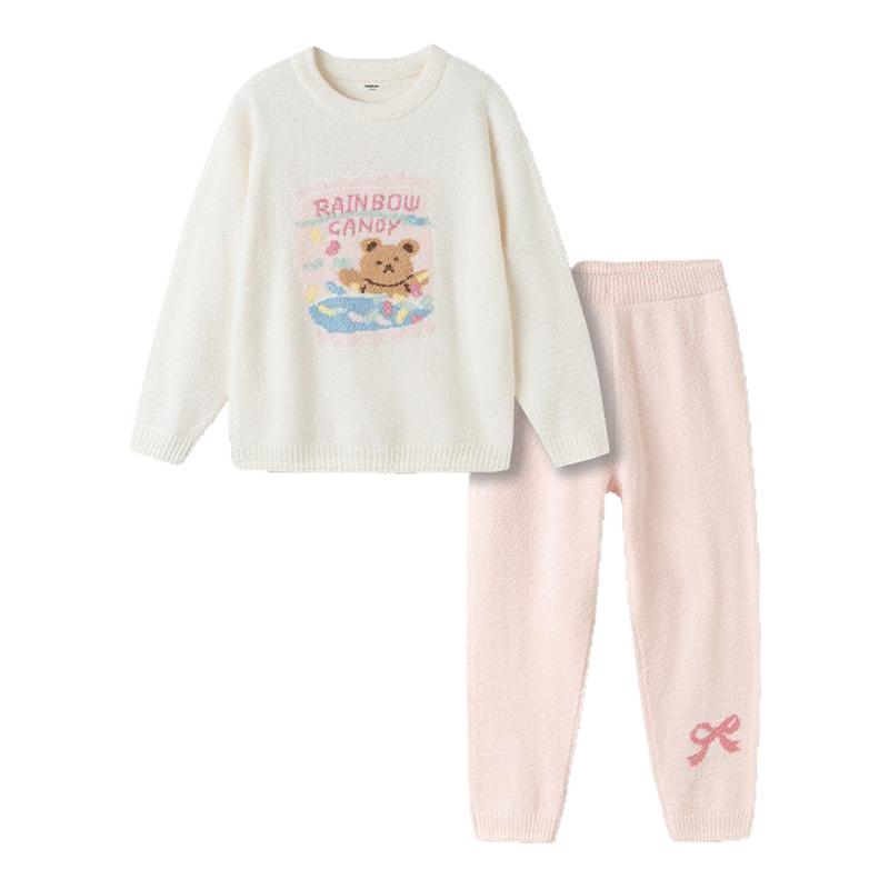 巴拉巴拉家居服套装女童睡衣保暖