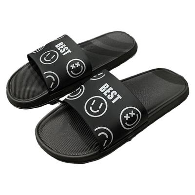 细细条卡通夏季防滑凉拖鞋