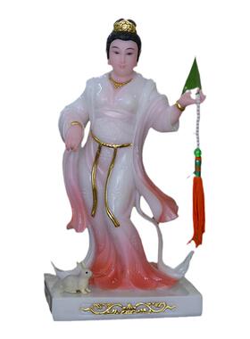 嫦娥仙子佛像树脂摆件汉白玉