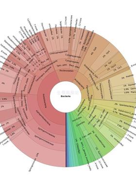 宏基因组数据微生物16S生信分析R语言绘图 humann3 kraken2 krona