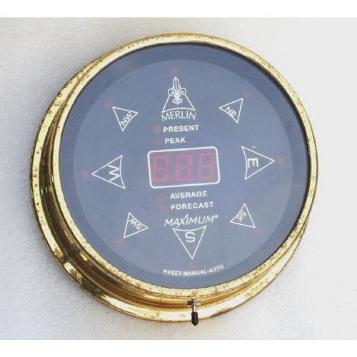MAXIMUM WEATHER INSTRUMENT Merlin Digital Wind Speed Directi
